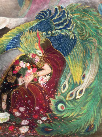 Yu Daolian, a detail of the Eastern Jin silk, by Xiang Li