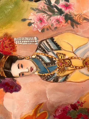 Empress Dowager Longyu — silk portrait by Xiang Li