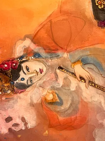 Empress Wanrong — silk portrait by Xiang Li
