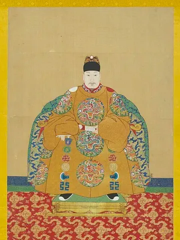 Empress Xiaoduanxian (Wang Xijie) — silk portrait by Xiang Li