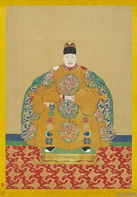 Empress Xiaoduanxian (Wang Xijie) — silk portrait by Xiang Li