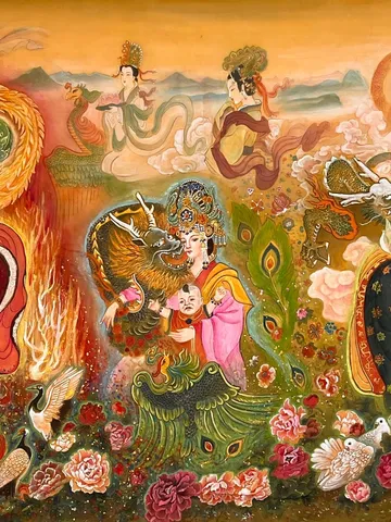 The Empresses of the Early Northern Song — silk portrait by Xiang Li