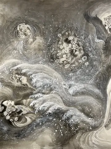 The Empresses of the Late Northern Song — silk portrait by Xiang Li
