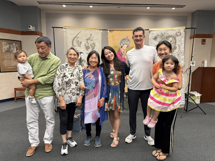 Art, Family, and Community: Opening the Chinese Empresses Exhibition at Wellesley Free Library