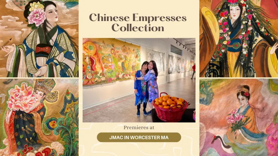 Chinese Empresses Paintings Collection Premieres at JMAC, Worcester MA