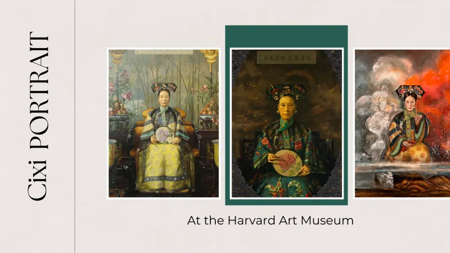 Studying the Cixi Portrait at the Harvard Art Museum (2024)