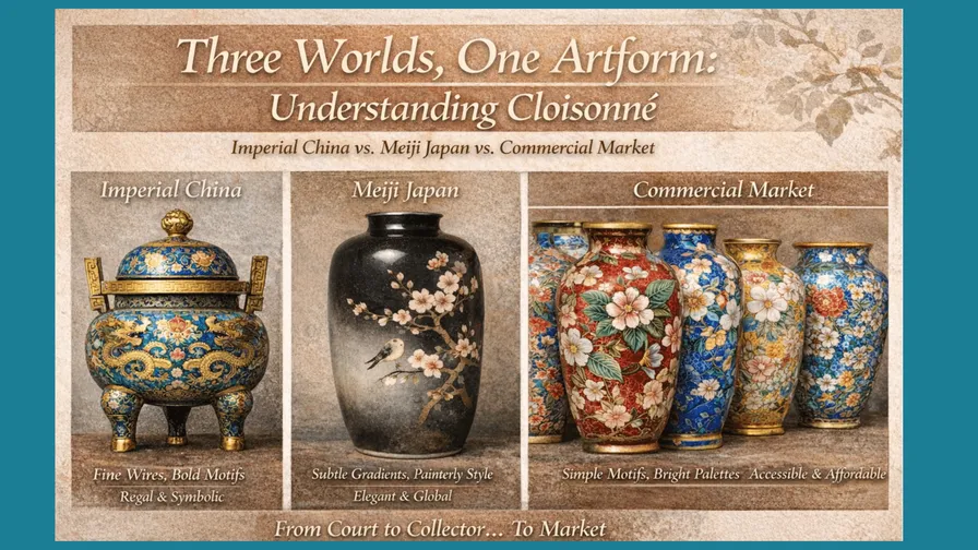 Three Worlds, One Artform: Understanding Cloisonné