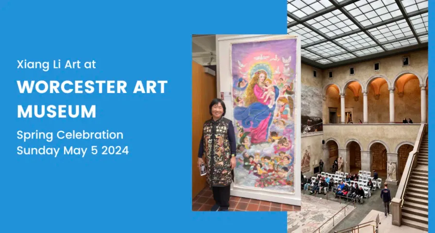 Li’s Art Exhibit at Worcester Art Museum’s Spring Celebration (2024)