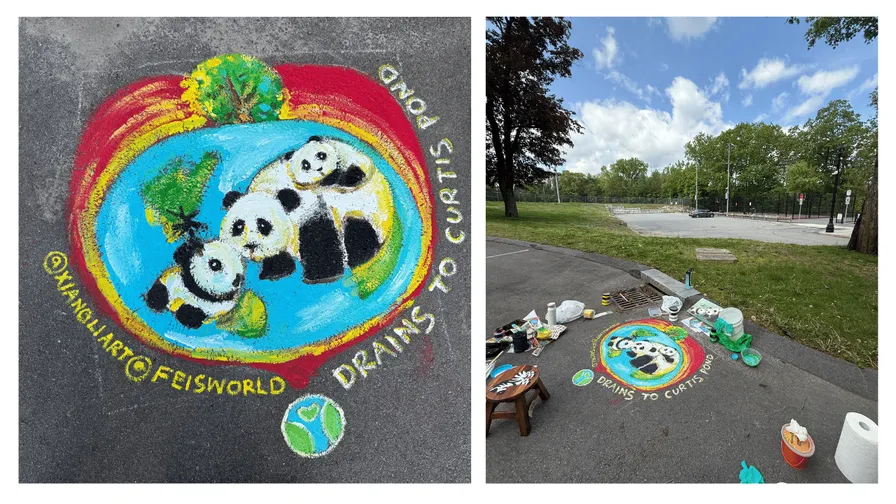 One Family, One World: Painting a Message of Love and Protection at Hadwen Park