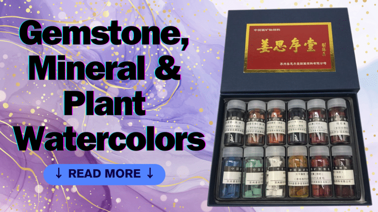 The Science and Art of the Chinese Watercolor Paint: Gemstone, Mineral and Plant Colors