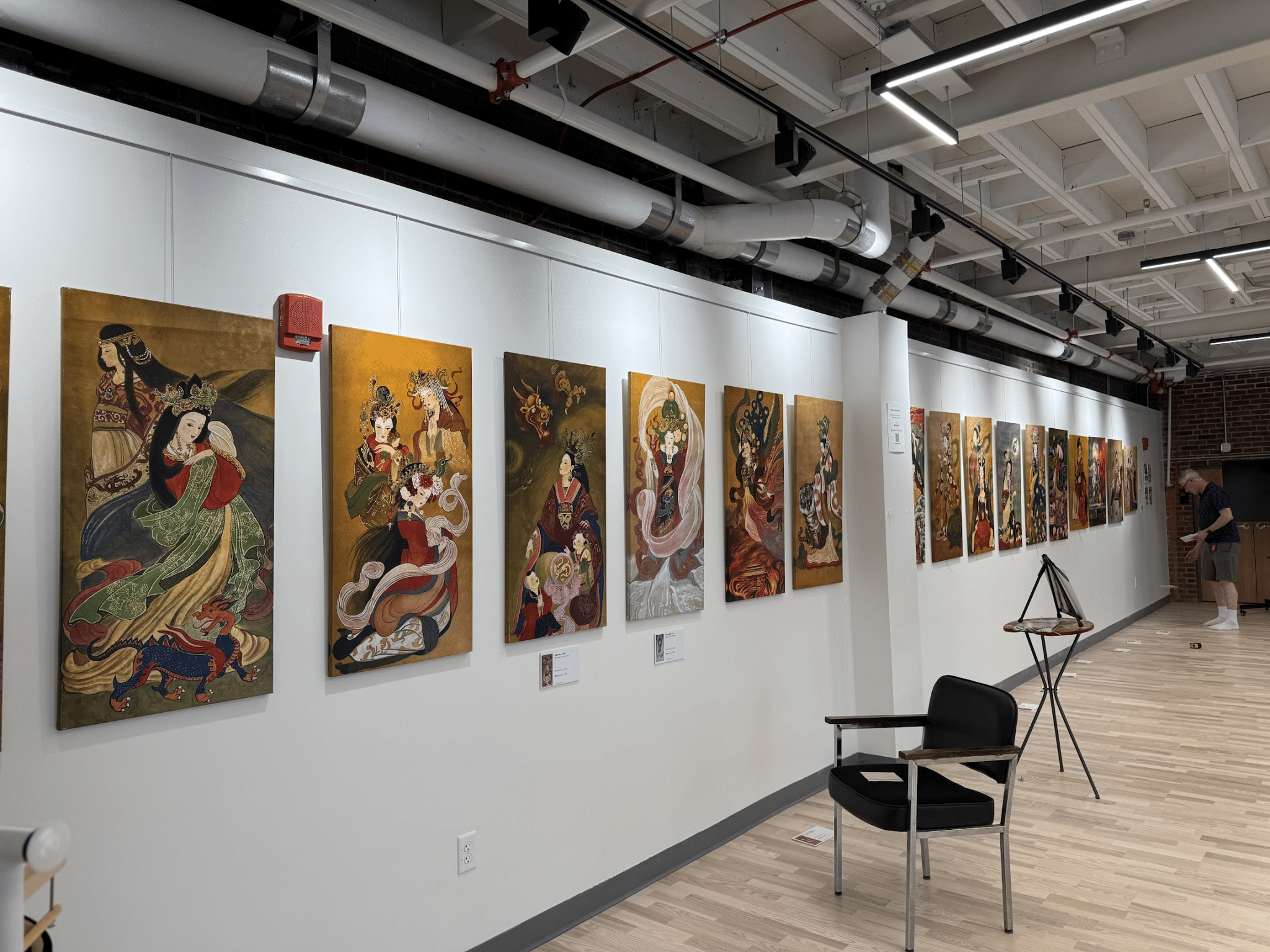 Xiang Li's Empress Canvases at the Creative Hub Worcester