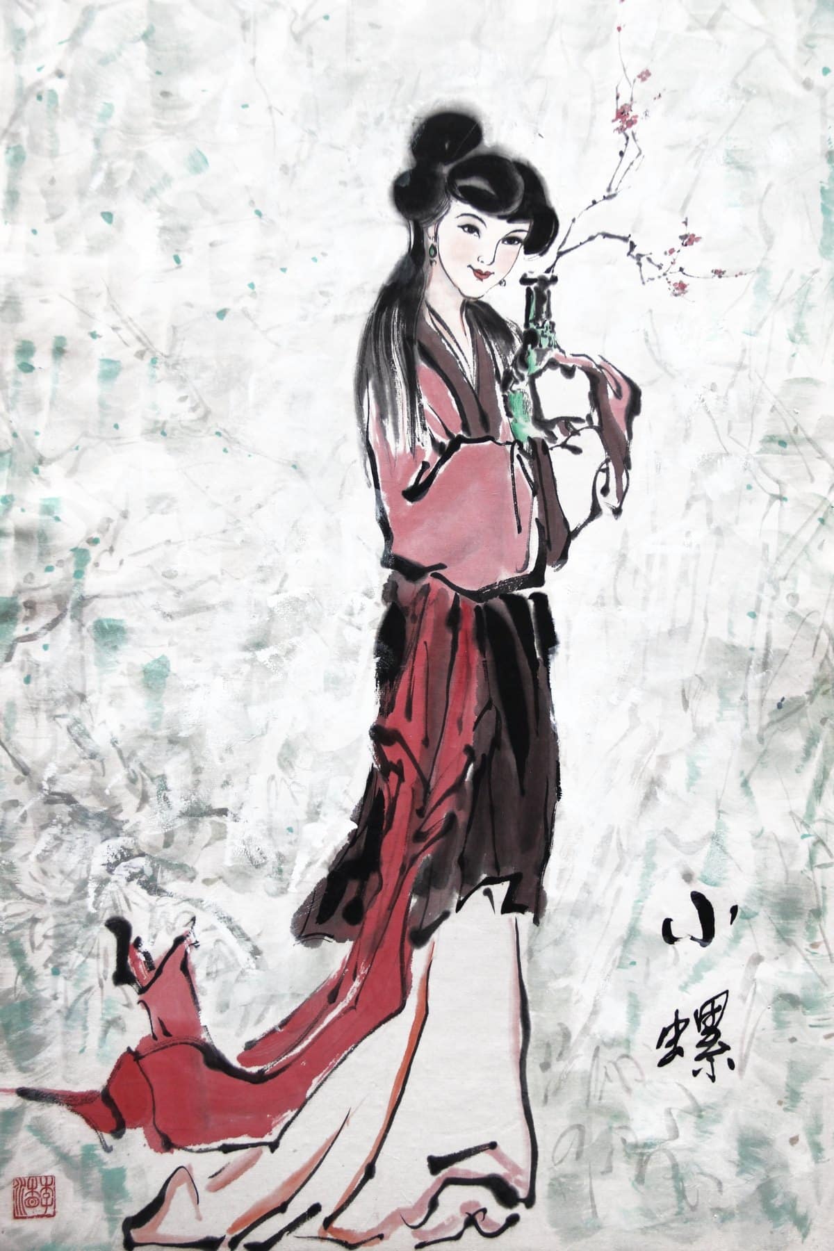 Xiaoluo 小螺, painted by Xiang Li
