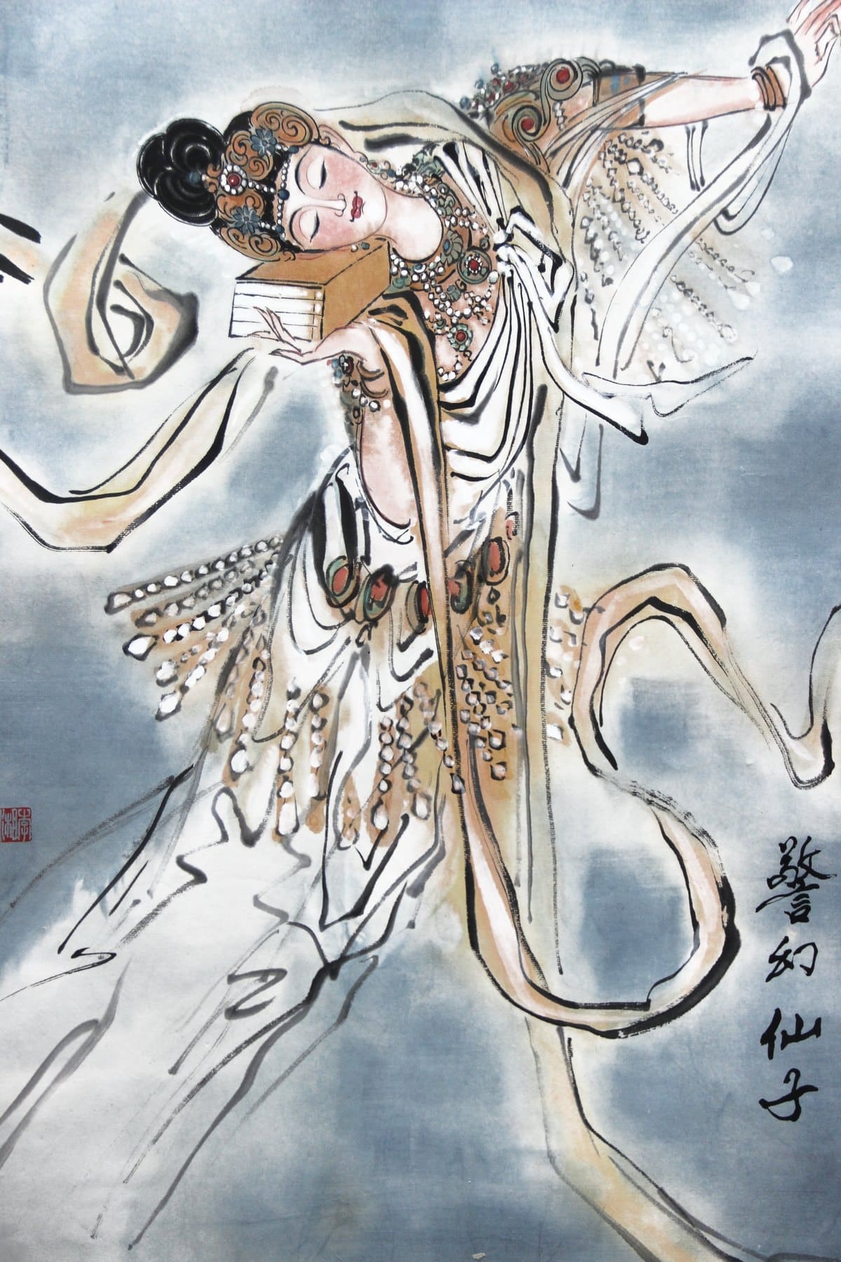 Jinghuan Xiangu 警幻仙姑, painted by Xiang Li