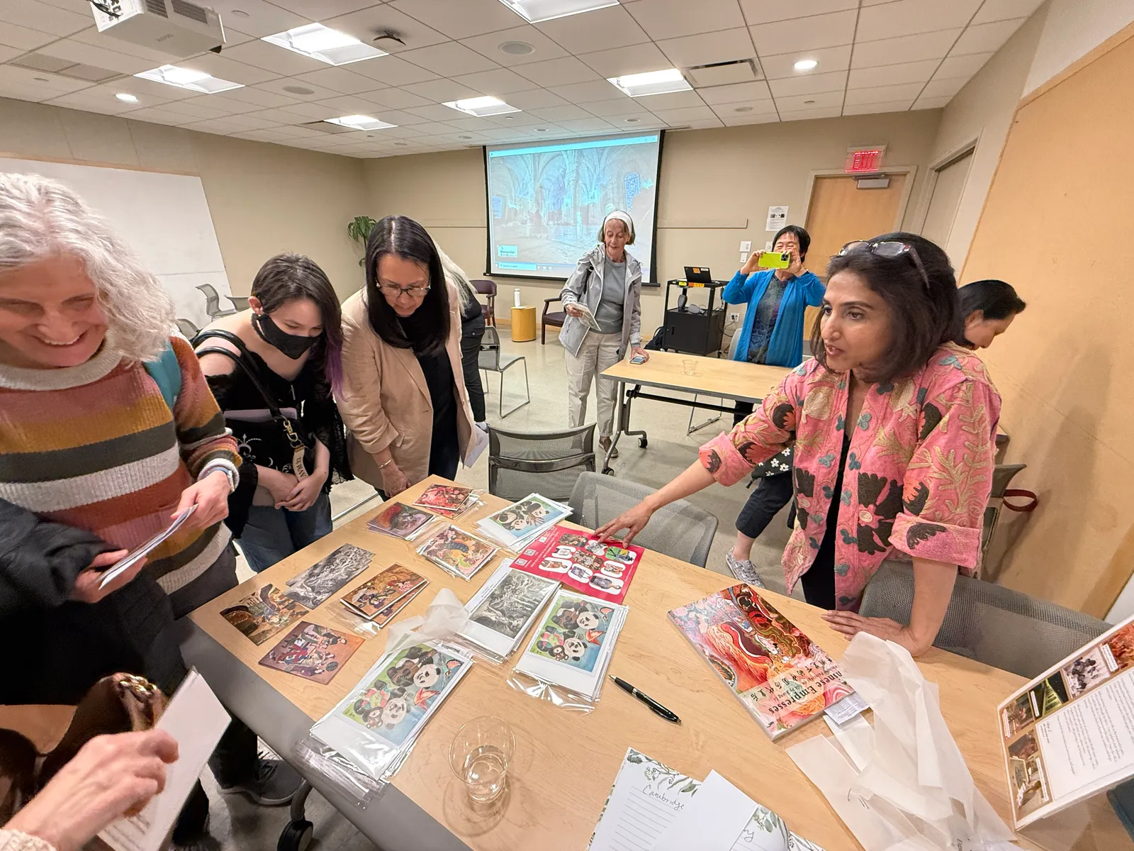 Community art event in Cambridge Chinese Empress Paintings